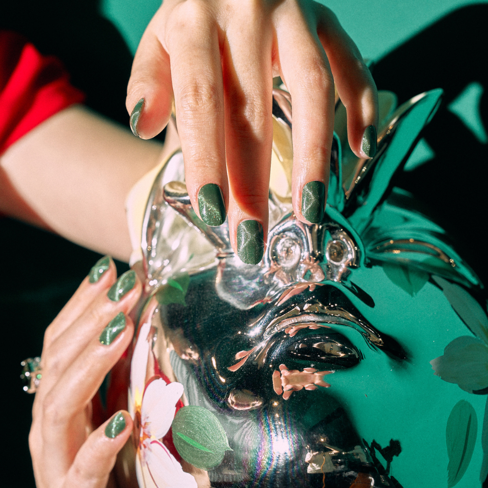 Load image into Gallery viewer, Cross Green Magnet